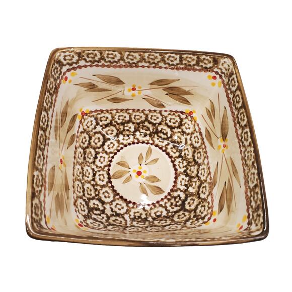 Temptations by Tara Old World Brown Cookware 11 Piece Set Bakeware Rack Bowl Set - Picture 5 of 13